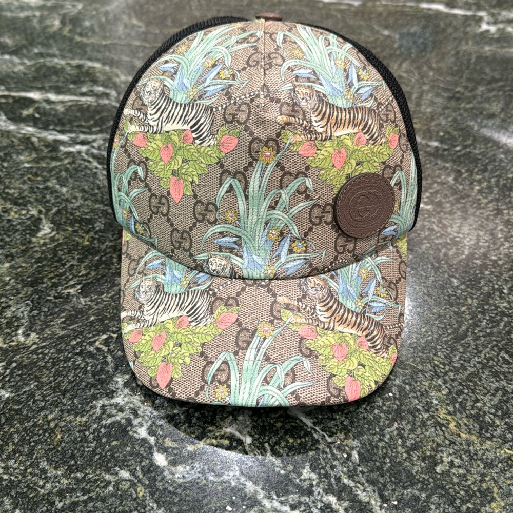 Limited Edition Gucci Tiger Ball Cap worn 2 times